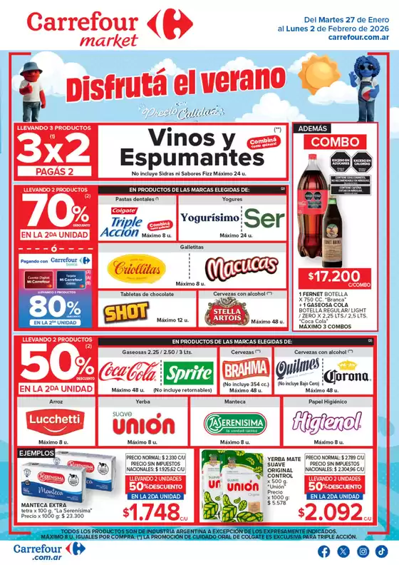 Catálogo Carrefour Market | Market Paraná 27 Enero | 2026-01-27T00:00:00.000Z - 2026-02-03T00:00:00.000Z