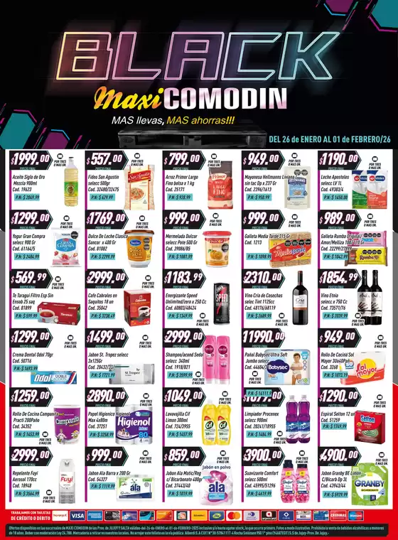 Catálogo Supermercados Comodin | 2030259 | 2026-01-26T00:00:00.000Z - 2026-02-01T00:00:00.000Z