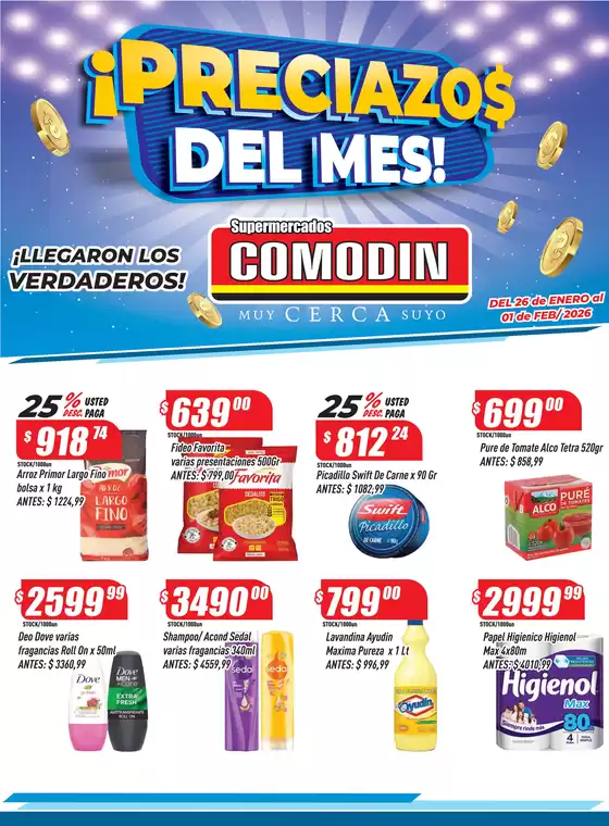 Catálogo Supermercados Comodin | 2026220 | 2026-01-26T00:00:00.000Z - 2026-02-01T00:00:00.000Z