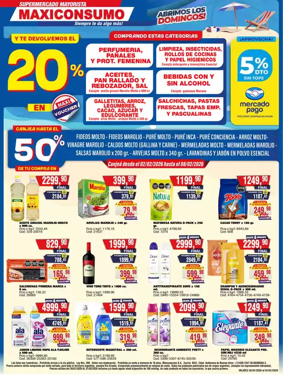 Catálogo Maxiconsumo | Revista26012026 | 2026-01-26T00:00:00.000Z - 2026-02-01T00:00:00.000Z