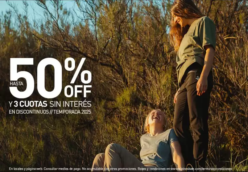 Catálogo Alpine Skate en Juan María Gutiérrez | Hasta 50% off | 2026-01-28T00:00:00.000Z - 2026-02-11T00:00:00.000Z