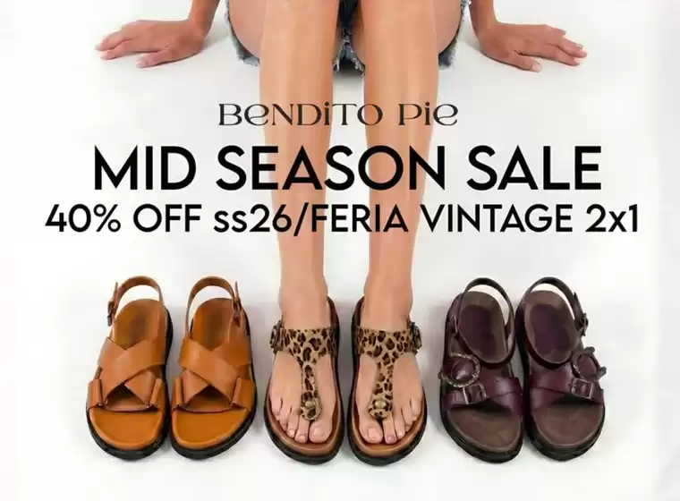 Catálogo Bendito Pie | Mid season sale | 2026-01-29T00:00:00.000Z - 2026-02-14T00:00:00.000Z