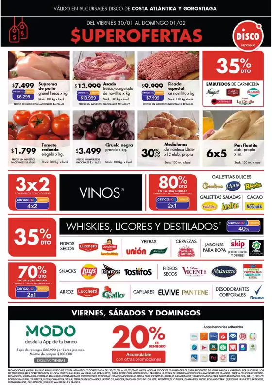 Catálogo Disco | Ofertas | Costa Atlántica | 2026-01-30T00:00:00.000Z - 2026-02-01T00:00:00.000Z