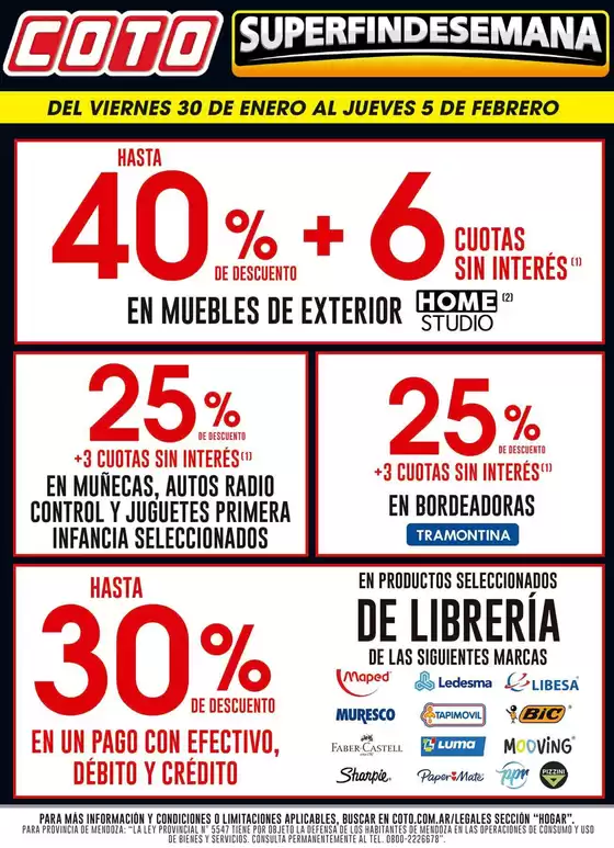 Catálogo Coto en Monte Hermoso | Coto Afiche Hogar | 2026-01-30T00:00:00.000Z - 2026-02-05T00:00:00.000Z