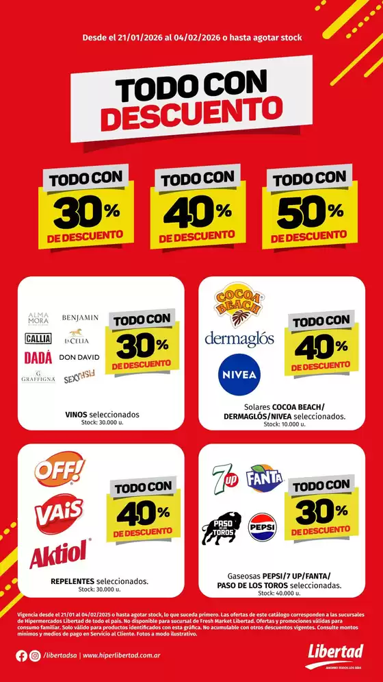 Catálogo Hiper Libertad en Temperley | Catálogo Hiper Libertad | 2026-01-21T00:00:00.000Z - 2026-02-04T00:00:00.000Z