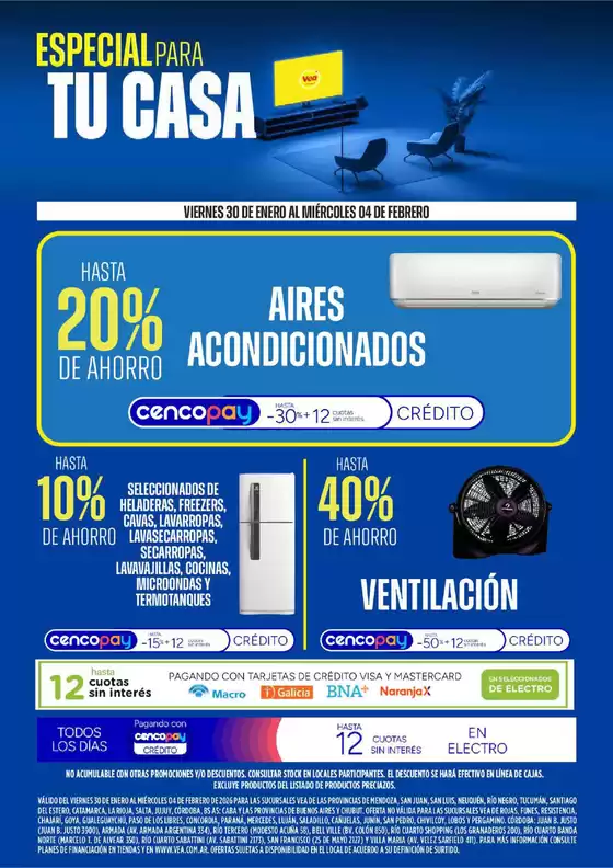 Catálogo Supermercados Vea | Ofertas especial para tu casa | 2026-01-30T00:00:00.000Z - 2026-02-04T00:00:00.000Z