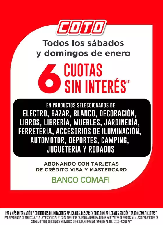 Catálogo Coto | Coto Afiche Web Banco Comafi_ | 2026-01-01T00:00:00.000Z - 2026-01-31T00:00:00.000Z