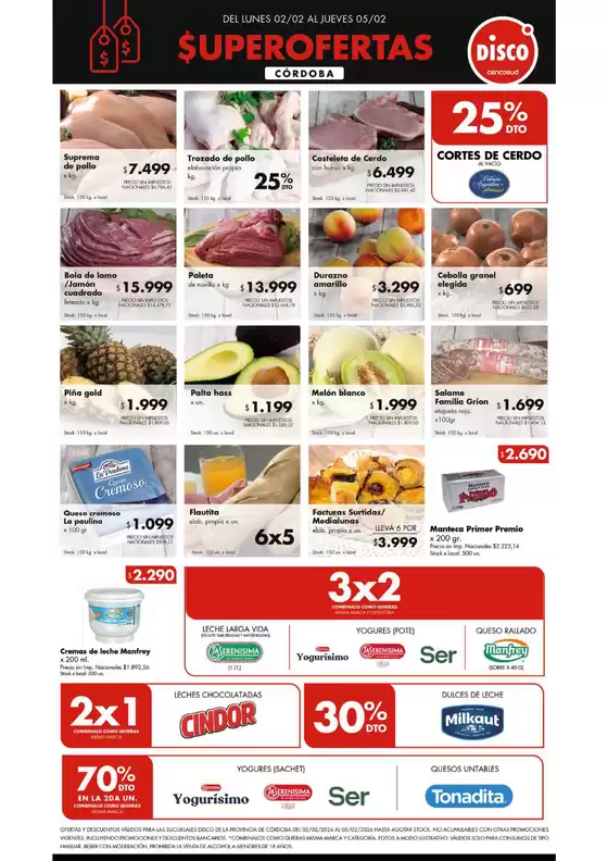 Catálogo Disco | FERIA DE FRESCOS CÓRDOBA | 2026-02-02T00:00:00.000Z - 2026-05-02T00:00:00.000Z