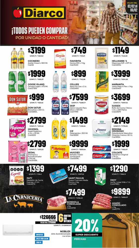 Catálogo Diarco en San Miguel de Tucumán | OFERTAS PUEBLO SUR | 2026-02-02T00:00:00.000Z - 2026-02-06T00:00:00.000Z