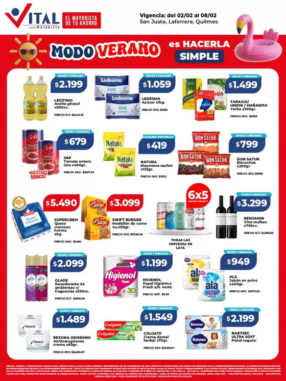 Catálogo Supermayorista Vital | Ofertas exclusivas para nuestros clientes | 2026-02-02T00:00:00.000Z - 2026-02-08T00:00:00.000Z