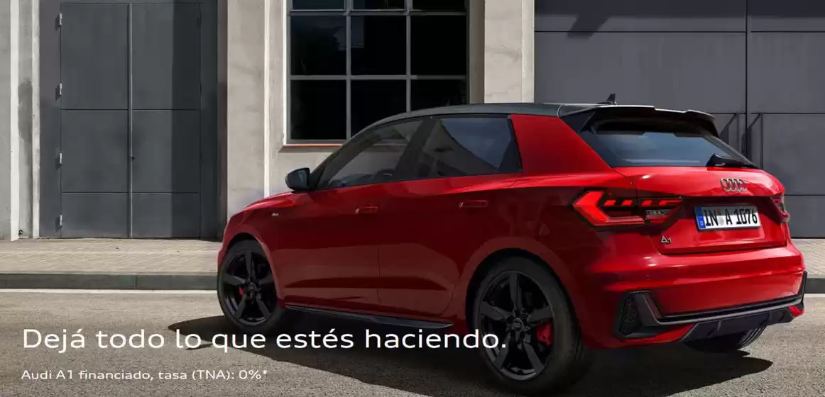 Catálogo Audi | Audi A1 financiado, tasa (TNA) : 0% | 2026-02-02T00:00:00.000Z - 2026-02-16T00:00:00.000Z