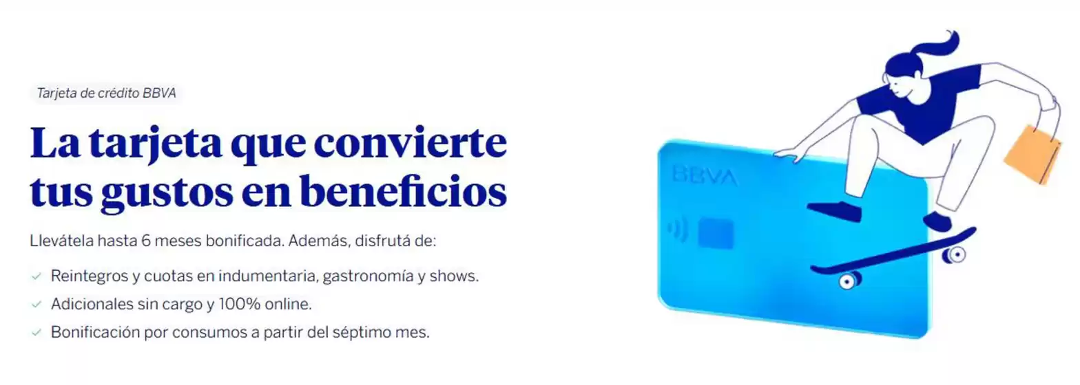 Catálogo BBVA en Las Heras (Mendoza) | La tarjeta que convierte tus gustos en beneficios | 2026-02-02T00:00:00.000Z - 2026-02-26T00:00:00.000Z