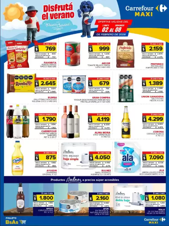Catálogo Carrefour Maxi | Disfrutá el verano | 2026-02-02T00:00:00.000Z - 2026-02-08T00:00:00.000Z