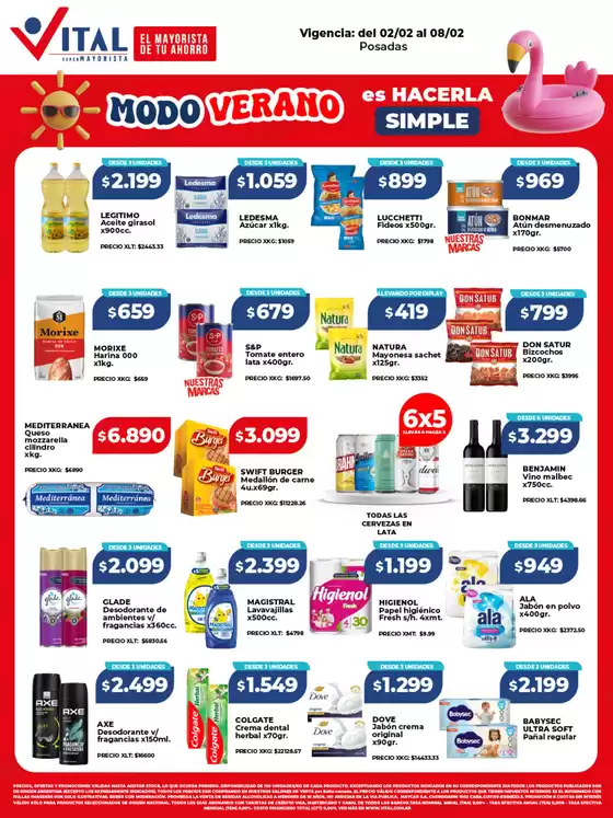 Catálogo Supermayorista Vital | Ofertas para cazadores de gangas | 2026-02-02T00:00:00.000Z - 2026-08-02T00:00:00.000Z