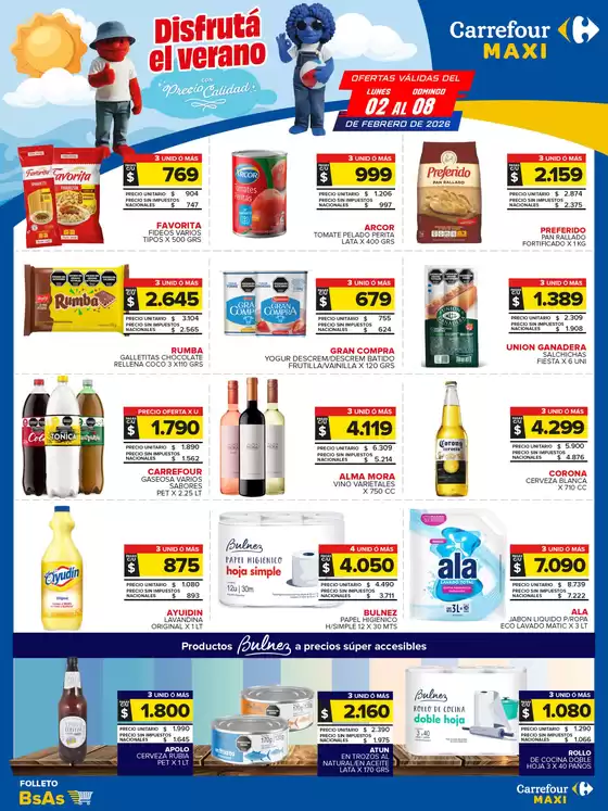Catálogo Carrefour Maxi | Carrefour Maxi 02 Febrero | 2026-02-02T00:00:00.000Z - 2026-02-09T00:00:00.000Z