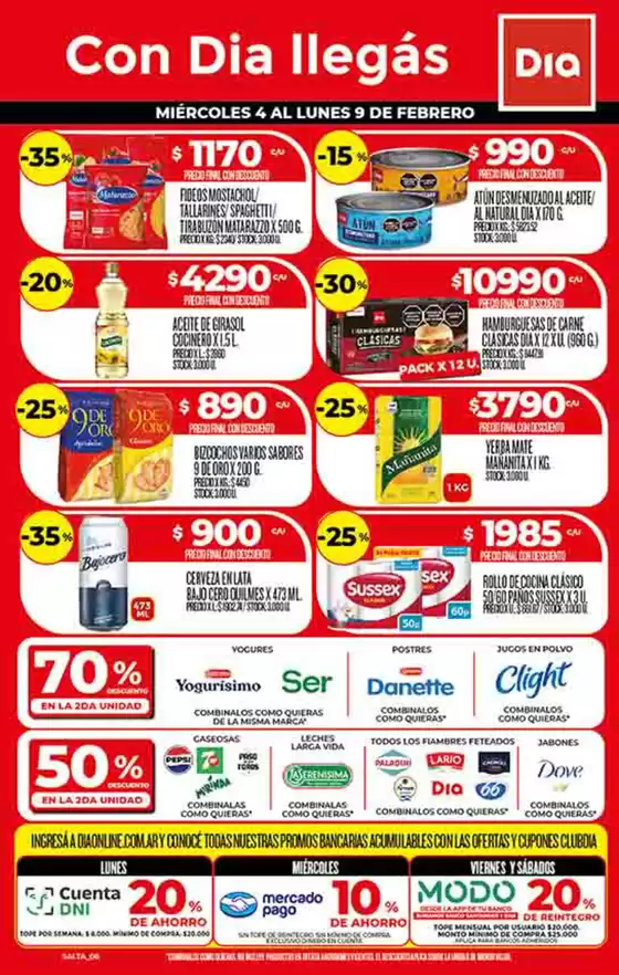 Catálogo Supermercados DIA | Ofertas y promociones actuales | 2026-02-04T00:00:00.000Z - 2026-02-09T00:00:00.000Z