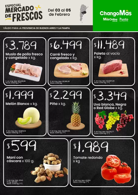 Catálogo HiperChangomas en Cariló | Especial mercado de frescos | 2026-02-04T00:00:00.000Z - 2026-02-05T00:00:00.000Z