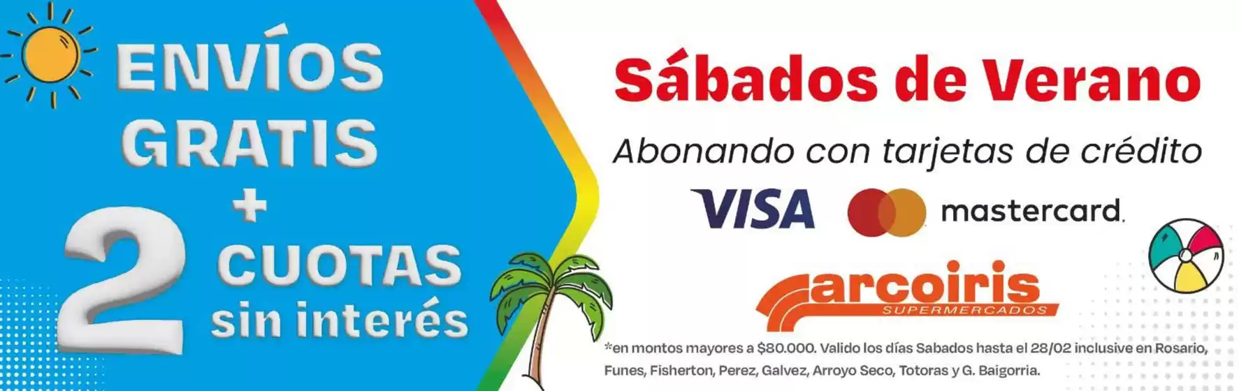Catálogo Arcoiris Supermercados en Cariló | Envío Gratis | 2026-02-04T00:00:00.000Z - 2026-02-22T00:00:00.000Z