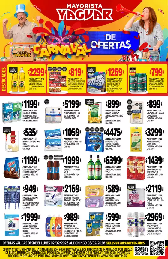 Catálogo Supermercados Yaguar | Hasta el 08de Febrero | 2026-02-05T00:00:00.000Z - 2026-02-08T00:00:00.000Z