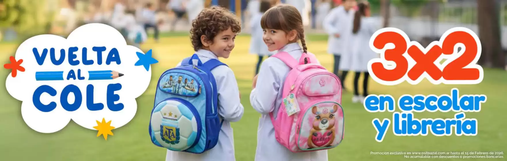 Catálogo Osito Azul | Vuelta al cole 3x2 | 2026-02-05T00:00:00.000Z - 2026-02-23T00:00:00.000Z