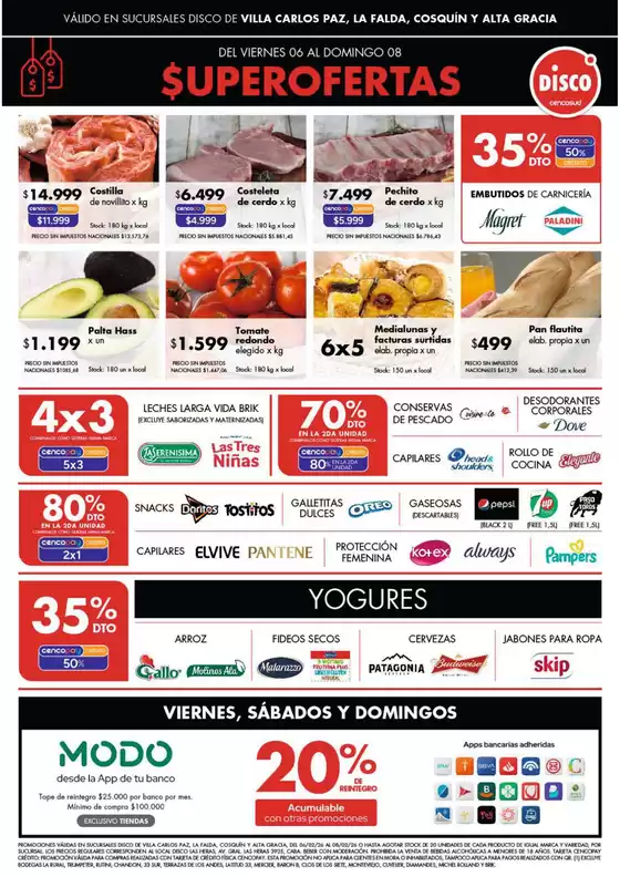 Catálogo Disco | Ofertas | Punilla | 2026-02-06T00:00:00.000Z - 2026-02-08T00:00:00.000Z