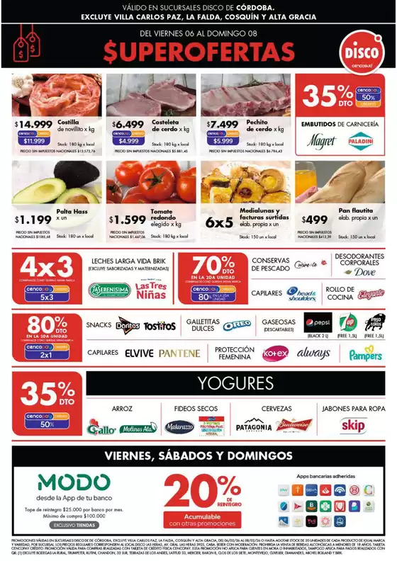 Catálogo Disco | Ofertas | Córdoba | 2026-02-06T00:00:00.000Z - 2026-02-08T00:00:00.000Z