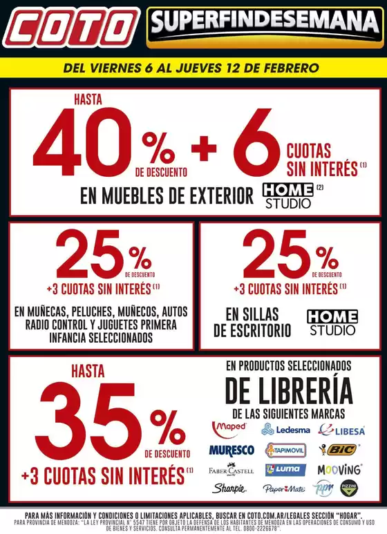 Catálogo Coto | Coto Afiche Hogar | 2026-02-06T00:00:00.000Z - 2026-02-12T00:00:00.000Z