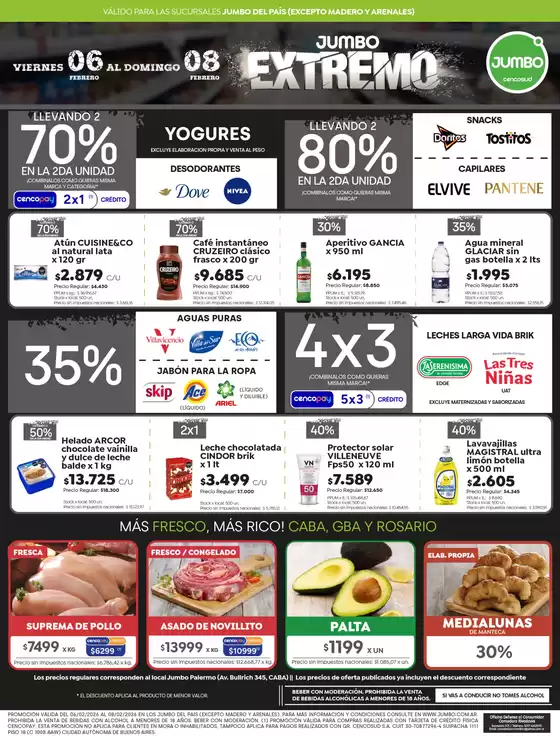 Catálogo Jumbo en Morón | Ofertas | Rosario | 2026-02-06T00:00:00.000Z - 2026-02-08T00:00:00.000Z