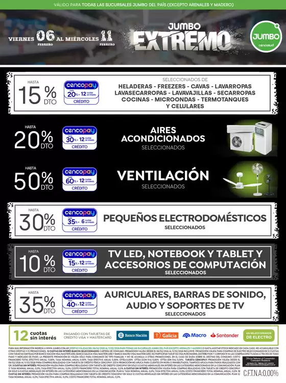 Catálogo Jumbo en Morón | Oferta | Electro y Hogar | 2026-02-06T00:00:00.000Z - 2026-02-11T00:00:00.000Z