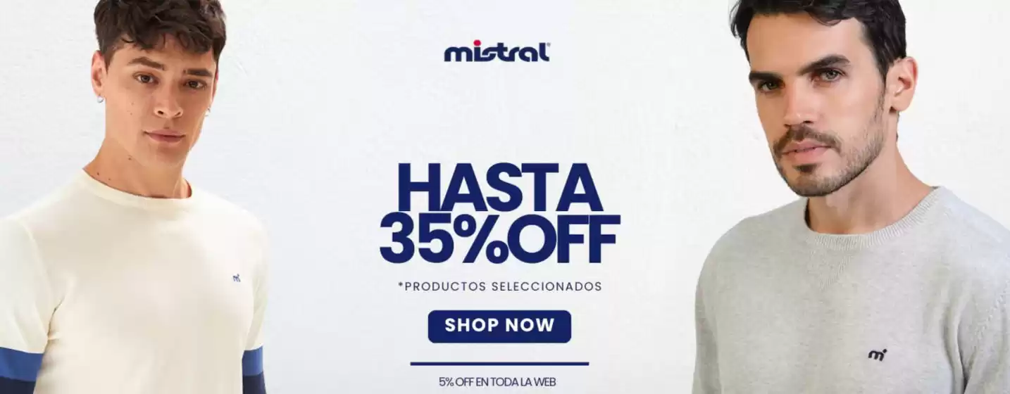 Catálogo Mistral | Hasta 35% off | 2026-02-06T00:00:00.000Z - 2026-02-18T00:00:00.000Z