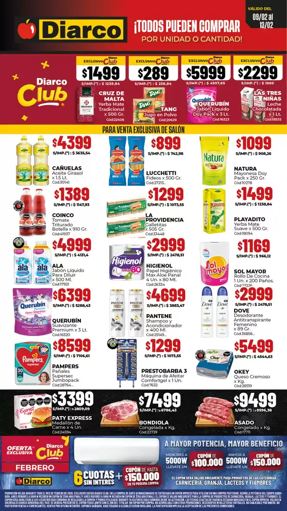 Catálogo Diarco | OFERTAS GBA | 2026-02-09T00:00:00.000Z - 2026-02-13T00:00:00.000Z