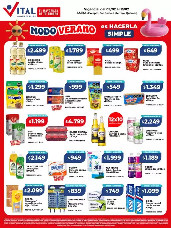 Catálogo Supermayorista Vital | Ofertas de semana | | 2026-02-09T00:00:00.000Z - 2026-02-15T00:00:00.000Z