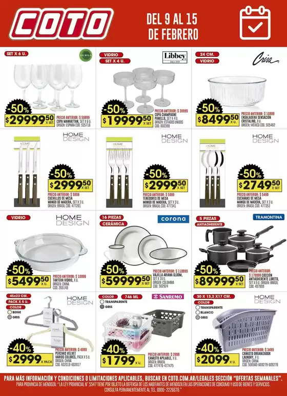 Catálogo Coto | Coto Afiche Web Ofertas Bazar | 2026-02-09T00:00:00.000Z - 2026-02-15T00:00:00.000Z