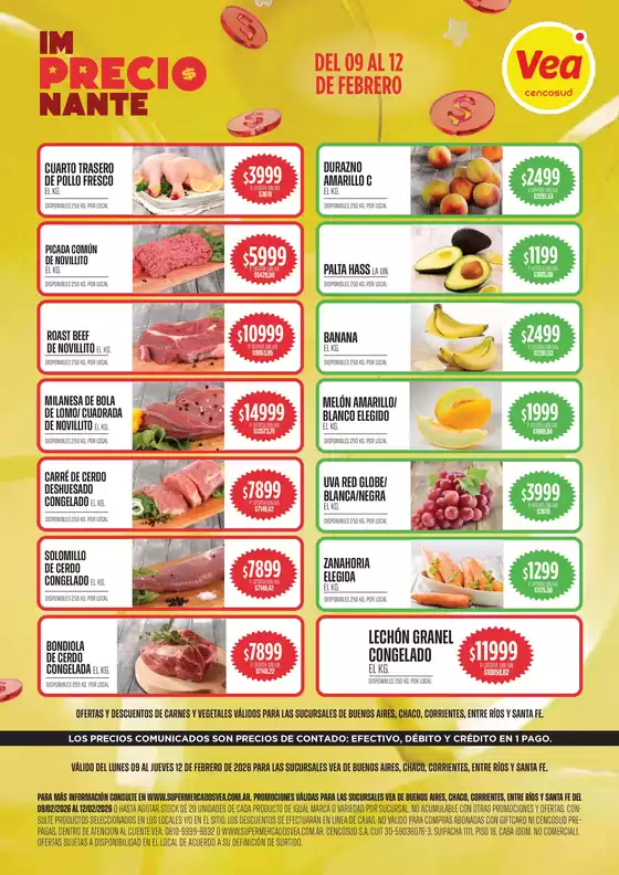 Catálogo Supermercados Vea | Oferta Semanal BSAS NEA | 2026-02-09T00:00:00.000Z - 2026-02-12T00:00:00.000Z