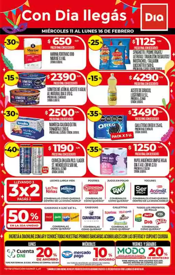 Catálogo Supermercados DIA | Ofertas Dia | 2026-02-11T00:00:00.000Z - 2026-02-16T00:00:00.000Z