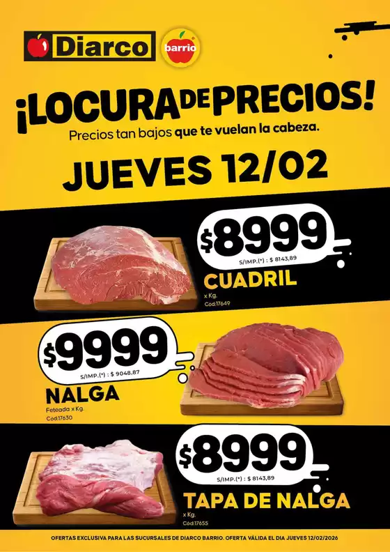 Catálogo Diarco | ESPECIAL CARNICERIA | 2026-02-12T00:00:00.000Z - 2026-02-12T00:00:00.000Z