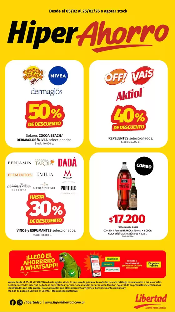 Catálogo Hiper Libertad en Neuquén | Ofertas especiales para ti | 2026-02-05T00:00:00.000Z - 2026-02-25T00:00:00.000Z
