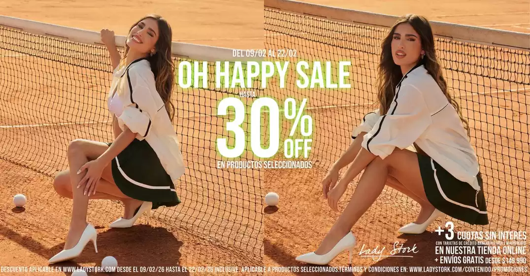 Catálogo Lady Stork en Pilar (Buenos Aires) | Oh Happy Sale hasta 30% off | 2026-02-12T00:00:00.000Z - 2026-02-22T00:00:00.000Z