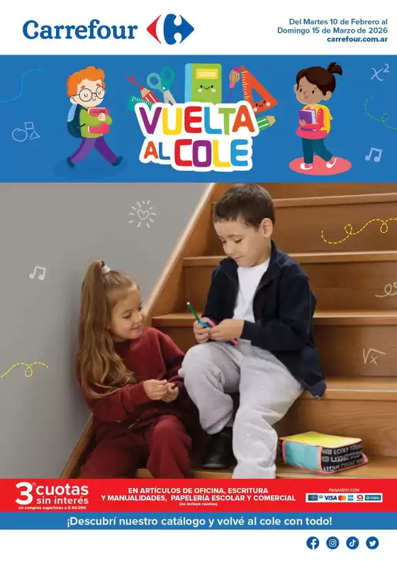 Catálogo Carrefour | VUELTA AL COLE | 2026-02-12T00:00:00.000Z - 2026-03-15T00:00:00.000Z