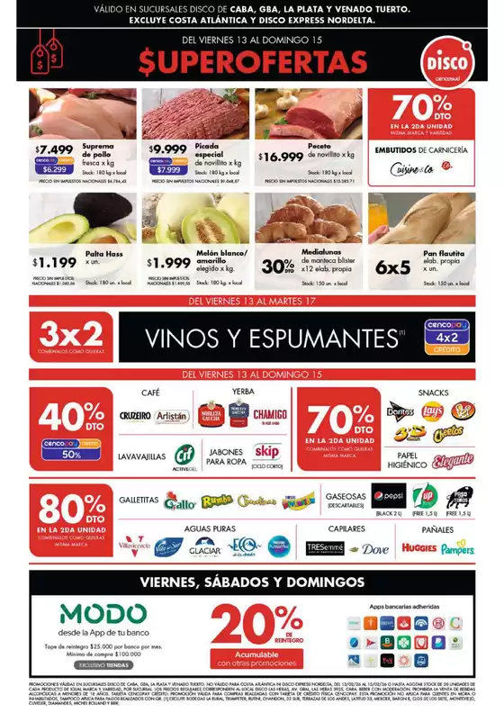 Catálogo Disco | Ofertas | Bs. As. y Santa Fé | 2026-02-13T00:00:00.000Z - 2026-02-17T00:00:00.000Z