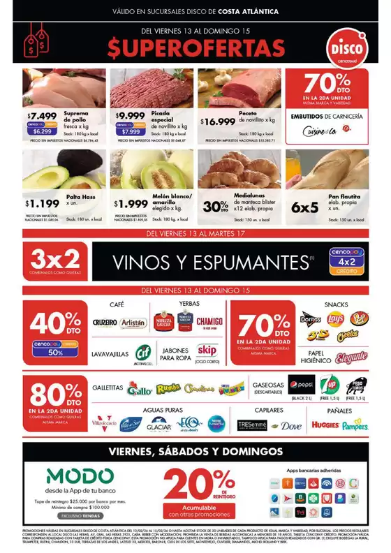 Catálogo Disco | Ofertas | Costa Atlántica | 2026-02-13T00:00:00.000Z - 2026-03-17T00:00:00.000Z