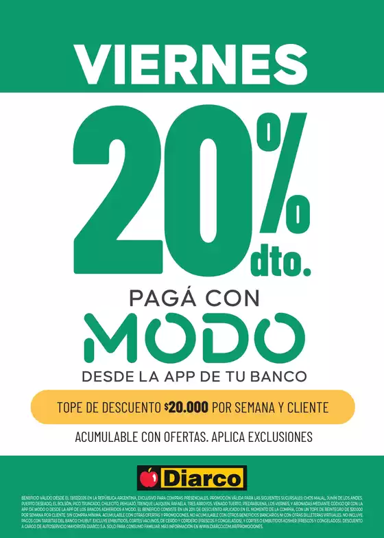 Catálogo Diarco en Santa Fe | ESPECIAL MODO VIERNES | 2026-02-13T00:00:00.000Z - 2026-02-13T00:00:00.000Z