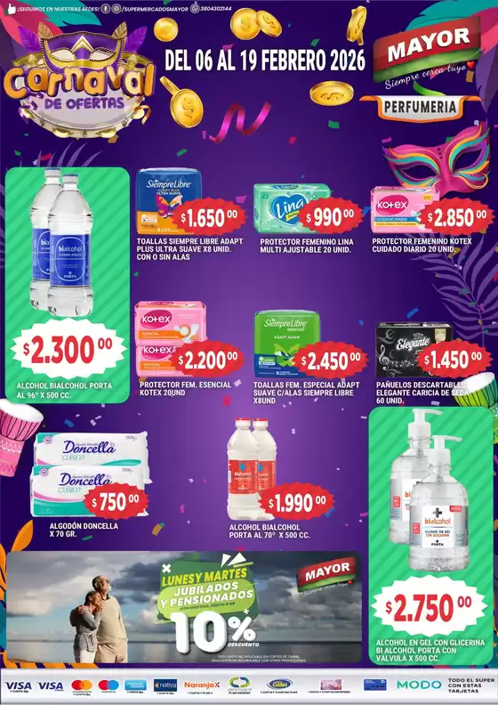 Catálogo Supermercados Mayor en Santa Fe | Nuevas ofertas para descubrir | 2026-02-06T00:00:00.000Z - 2026-02-19T00:00:00.000Z