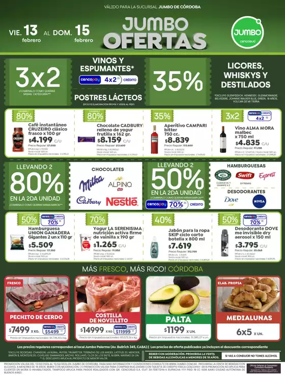 Catálogo Jumbo | Ofertas | Córdoba | 2026-02-13T00:00:00.000Z - 2026-02-15T00:00:00.000Z
