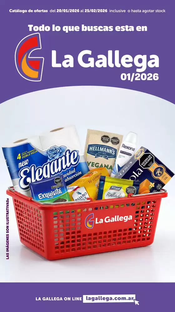 Catálogo La Gallega Supermercados en Río Cuarto | Catalogo 01/2026 | 2026-02-13T00:00:00.000Z - 2026-02-25T00:00:00.000Z