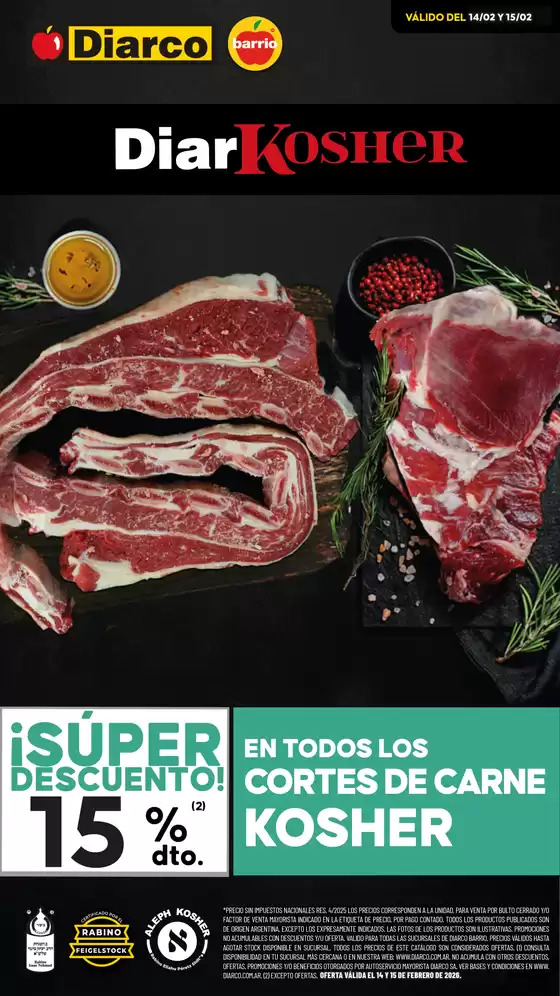 Catálogo Diarco | 15 KOSHER | 2026-02-14T00:00:00.000Z - 2026-02-15T00:00:00.000Z