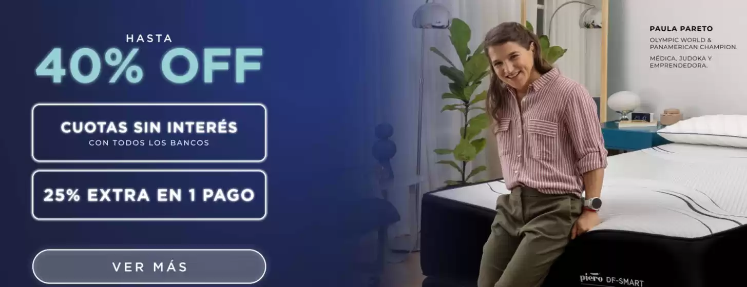 Catálogo Piero Colchones | Hasta 40% off | 2026-02-16T00:00:00.000Z - 2026-02-28T00:00:00.000Z