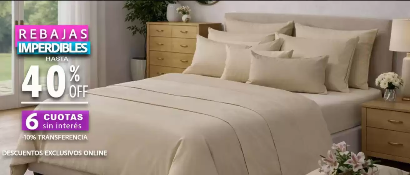 Catálogo La Primavera Casa | Rebajas. Hasta 40% off | 2026-02-16T00:00:00.000Z - 2026-02-28T00:00:00.000Z