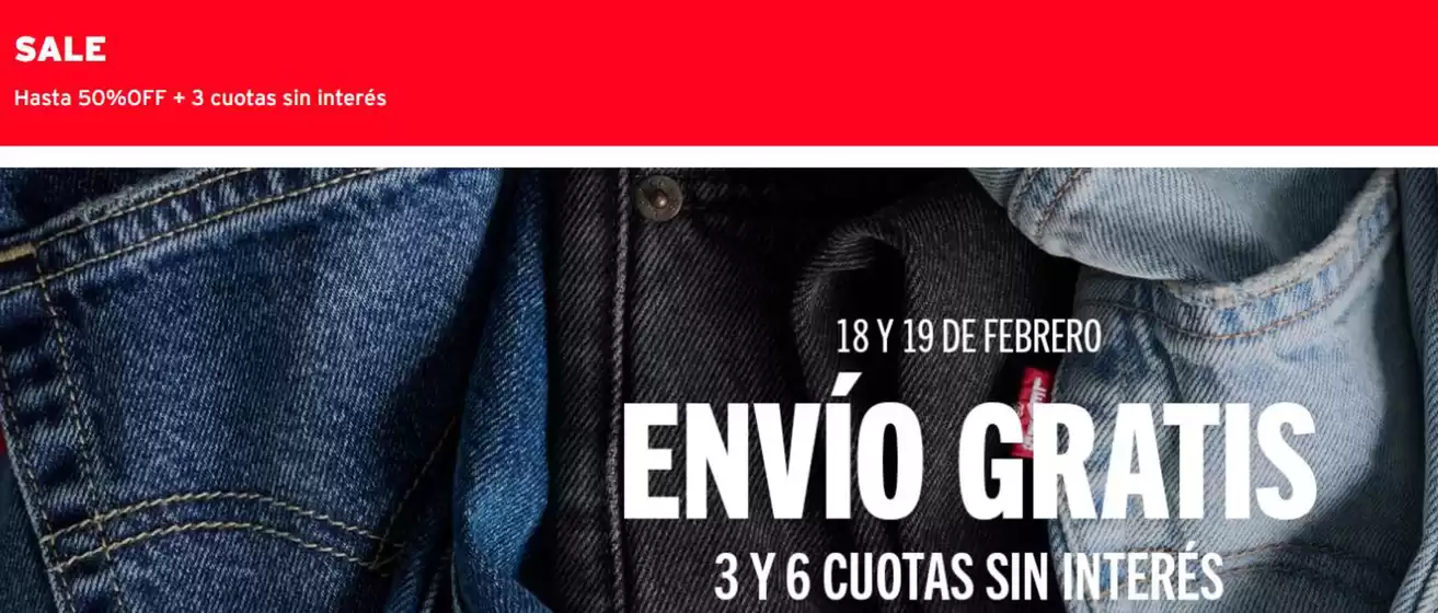 Catálogo Levi's | Sale | 2026-02-19T00:00:00.000Z - 2026-02-19T00:00:00.000Z