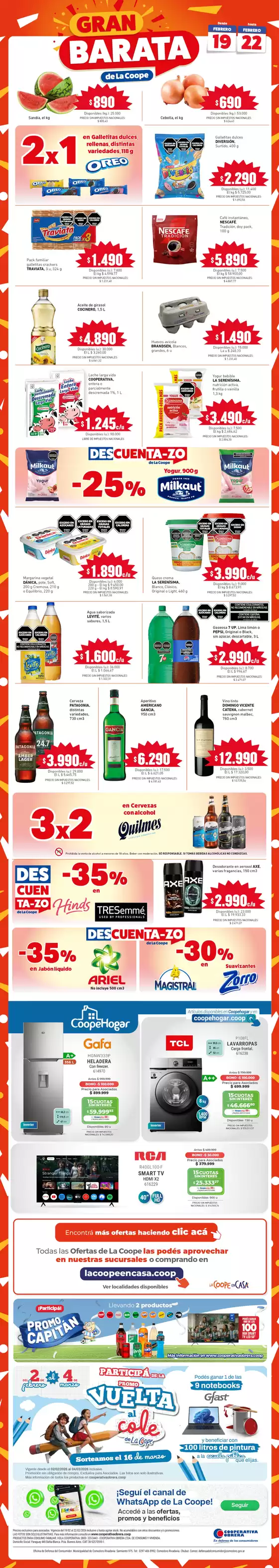 Catálogo Cooperativa Obrera en Oberá | GB 19022026 | 2026-02-19T00:00:00.000Z - 2026-02-22T00:00:00.000Z